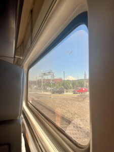 Mount Rainer Amtrak View