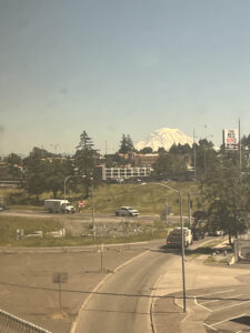 Mount Rainer from Amtrak